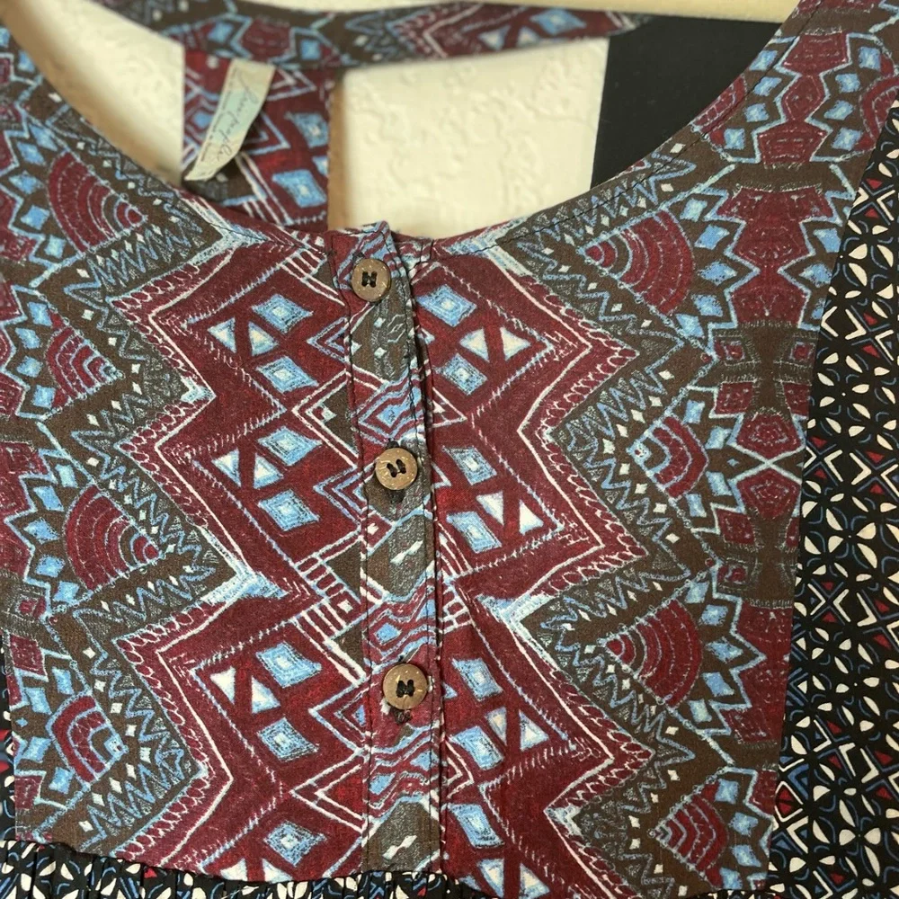 Free People Sundown Babydol Mini Dress Sz M - Picture 3 of 6